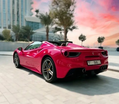 Rent a Ferrari Spyder in Dubai and travel with ease